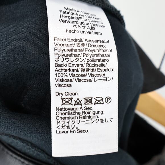 J.Crew Women's High Rise Bootcut Faux Leather Black Pant Size 31 NWT - Picture 8 of 8